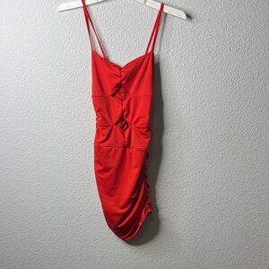 Shein Vibrant Red Dress VALENTINE DATE DRESS- fast shipping!!